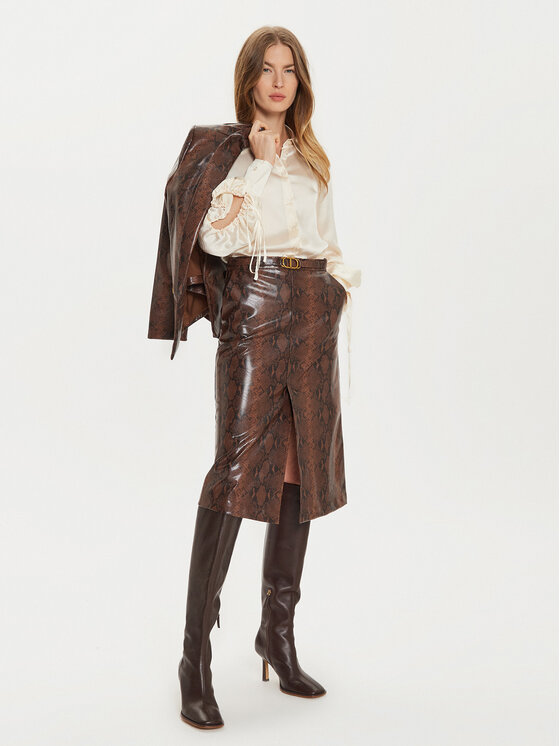 TWINSET TWINSET Сорочка 242TP2477 Бежевий Regular Fit