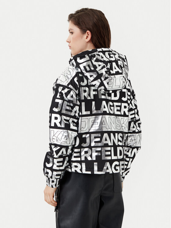 Karl Lagerfeld Jeans Karl Lagerfeld Jeans Giacca di transizione A1W15016 Argento Regular Fit