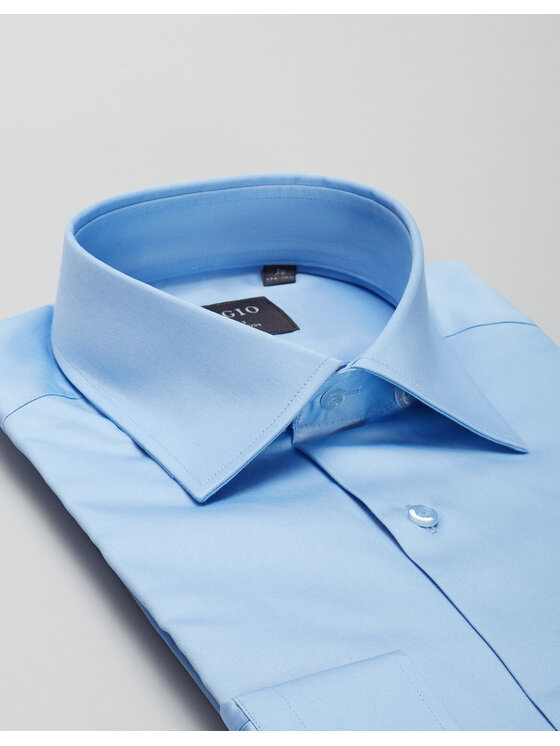 Borgio Borgio Koszula simeria Niebieski Slim Fit