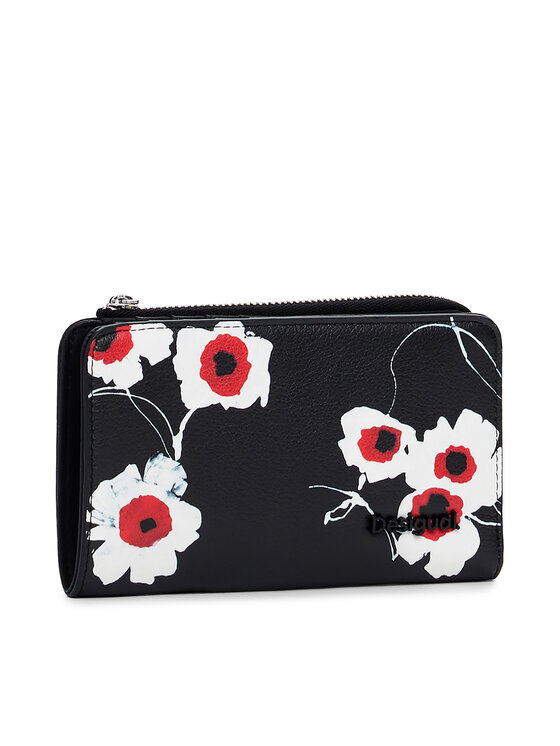 Desigual Desigual Majhna ženska denarnica 25SAYP12 Črna