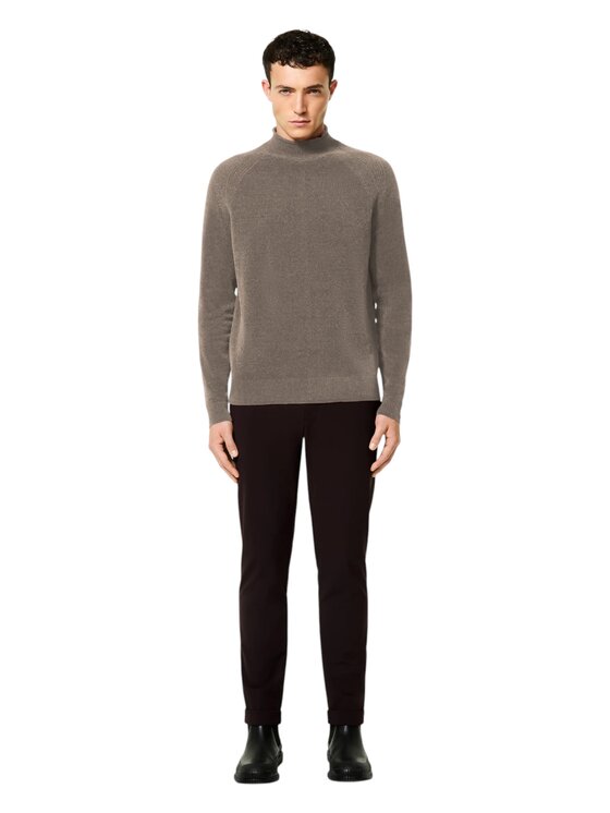 RRD RRD Maglione q-dav-59483 Marrone Regular Fit