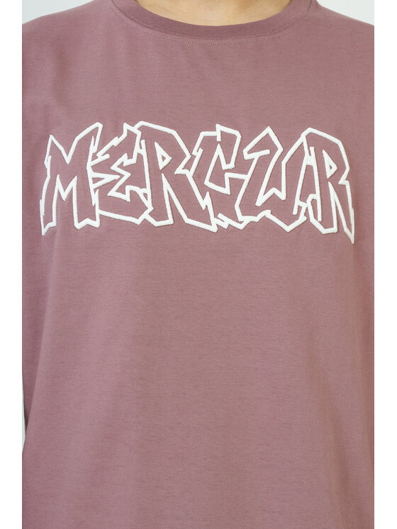 Mercur Mercur T-Shirt Throw Up Różowy Relaxed Fit