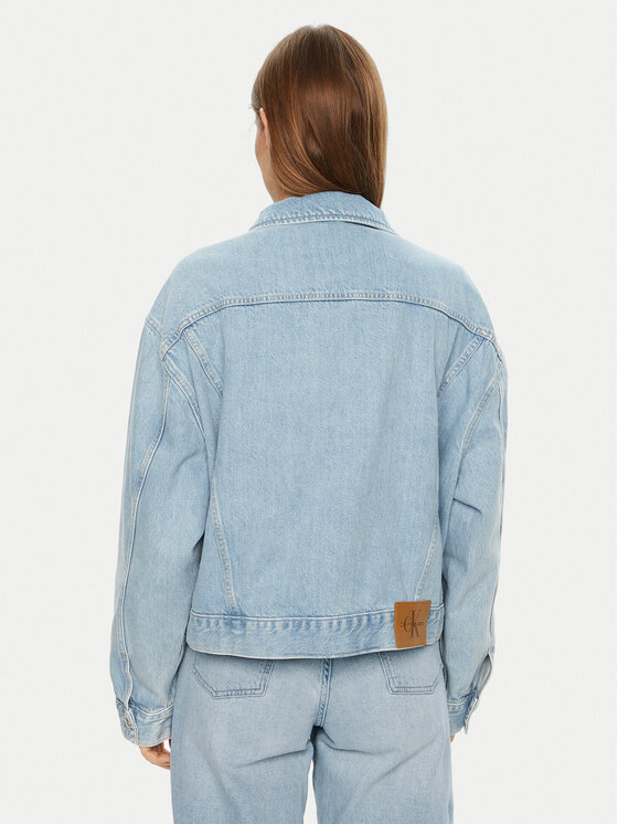 Calvin Klein Jeans Calvin Klein Jeans Farmer kabát J20J224548 Kék Boxy Fit