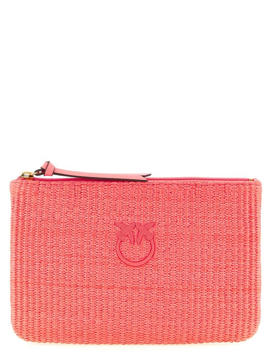 PINKO PINKO Torebka Fuchsia Polypropylene Clutch Różowy