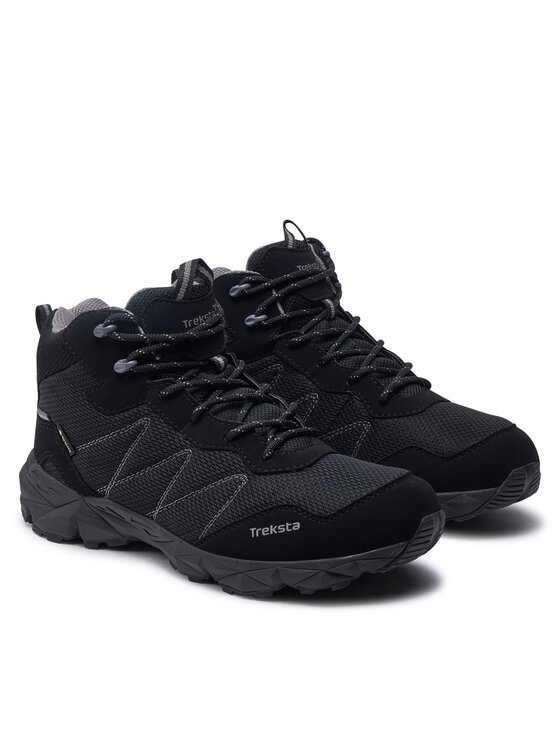 Treksta Treksta Παπούτσια πεζοπορίας Skedsmo Lace Mid Gtx Uni GORE-TEX 22401106 008 Μαύρο
