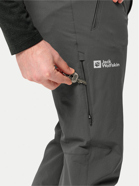 Jack Wolfskin Jack Wolfskin Outdoorové nohavice Activate Xt 1503755 Sivá Regular Fit