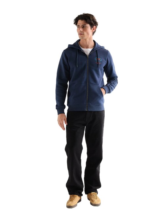 Wrangler Wrangler Bluza 112378028 Granatowy Regular Fit
