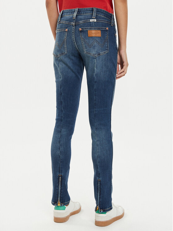 Wrangler Wrangler Teksad Spat 112357537 Sinine Skinny Fit