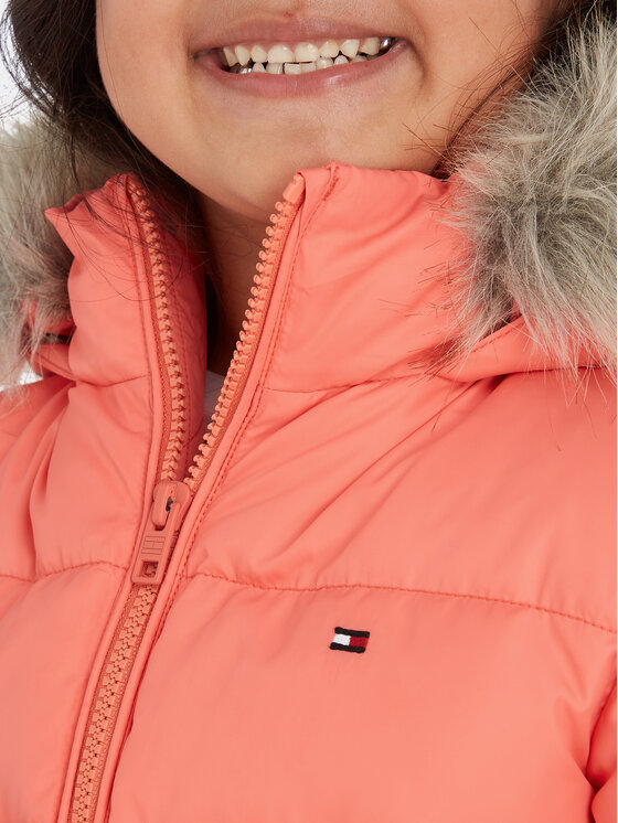 Tommy Hilfiger Tommy Hilfiger Giubbotto piumino Essential KG0KG07399 D Corallo Regular Fit