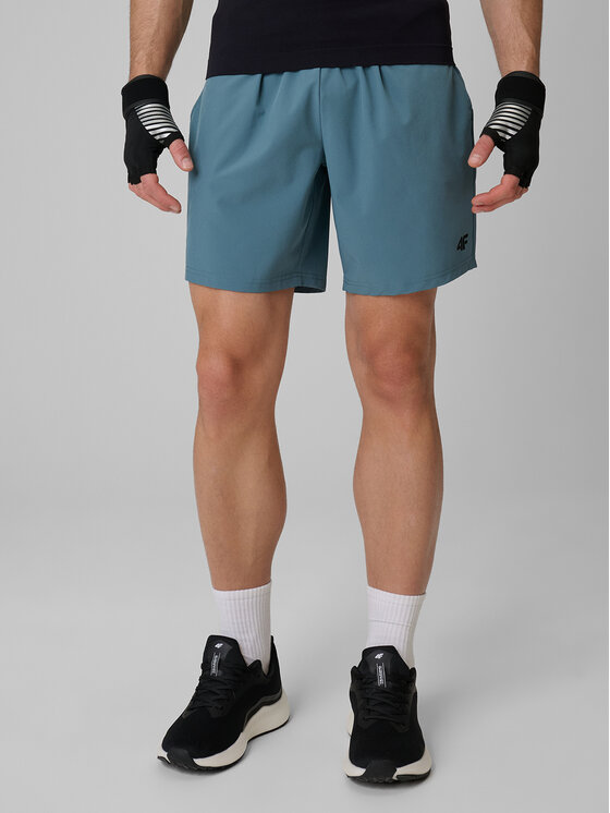4F 4F Szorty sportowe NO LIMITS Turkusowy Regular Fit