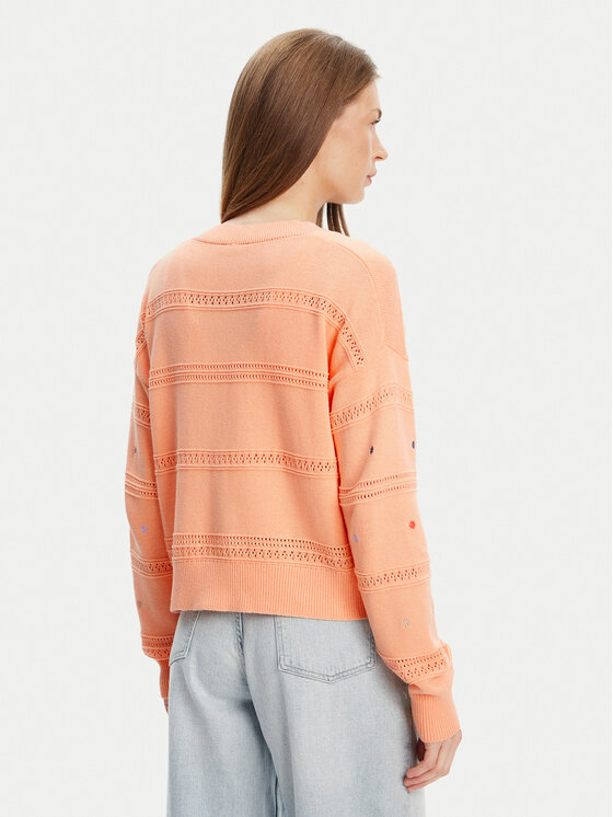United Colors Of Benetton United Colors Of Benetton Kardigan 10C1E604W Pomarańczowy Regular Fit
