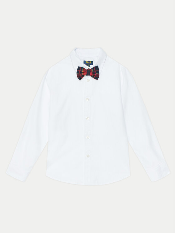 OVS OVS Completo camicia e papillon 2147038 Bianco Regular Fit