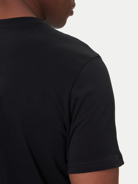 Kappa Kappa Tričko Authentic 361N6QW Čierna Regular Fit