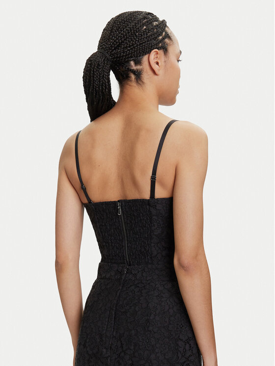 Guess Guess Top W5YH42 WHD00 Nero Regular Fit