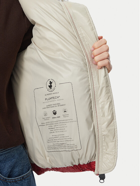 Save The Duck Save The Duck Zimska jakna D39370W LOVE21 Bordo rdeča Regular Fit