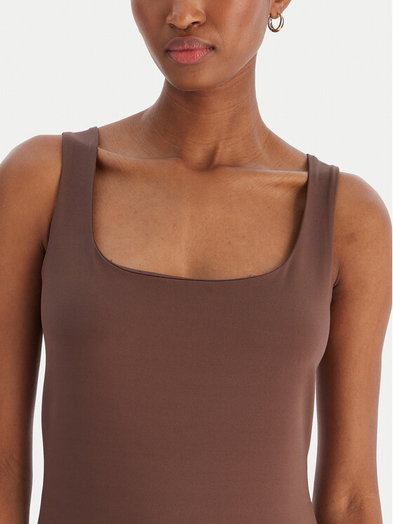 Vero Moda Vero Moda Marškinėliai Million 10305800 Ruda Regular Fit