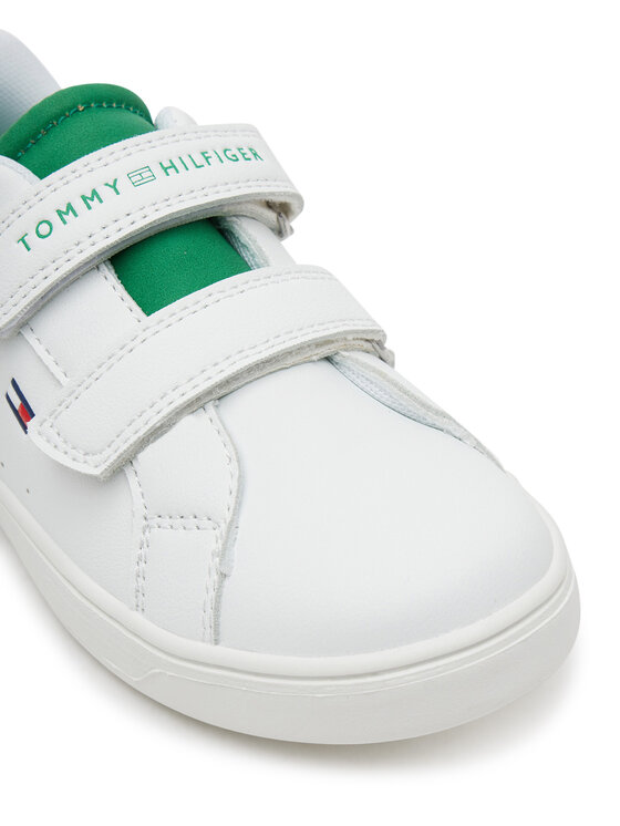 Tommy Hilfiger Tommy Hilfiger Сникърси Low Cut Velcro Sneaker T1X9-33836-1355 S Бял