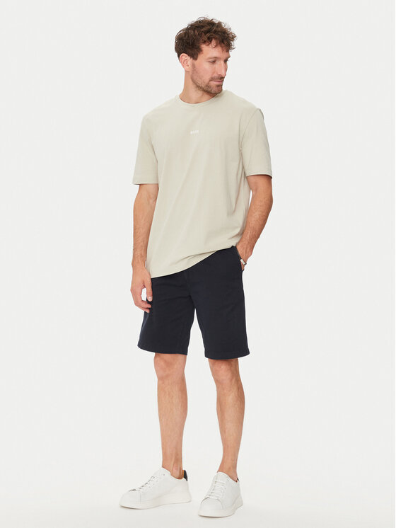 BOSS Boss Tricou Tchup 50473278 Bej Relaxed Fit