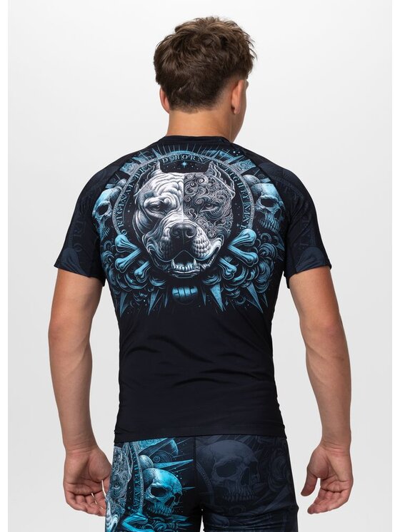 PITBULL PITBULL Koszulka techniczna PITBULL WORLD Czarny Regular Fit
