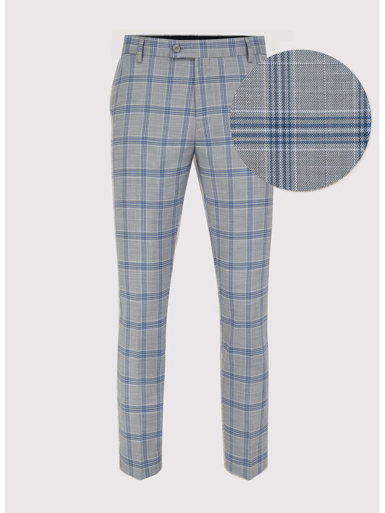 Pako Lorente Pako Lorente Spodnie garniturowe P23SF-6G-007 Szary Slim Fit