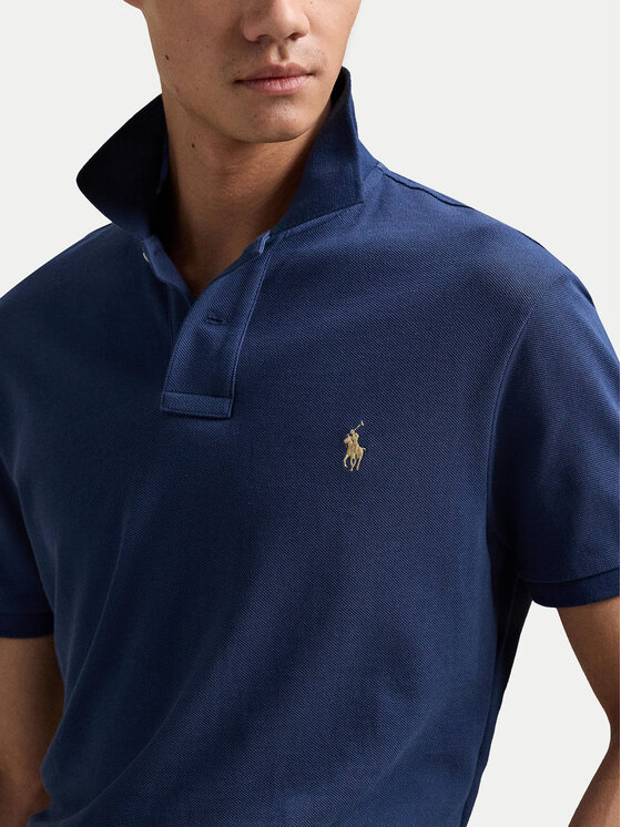 Polo Ralph Lauren Polo Ralph Lauren Поло 710536856459 Cиній Slim Fit