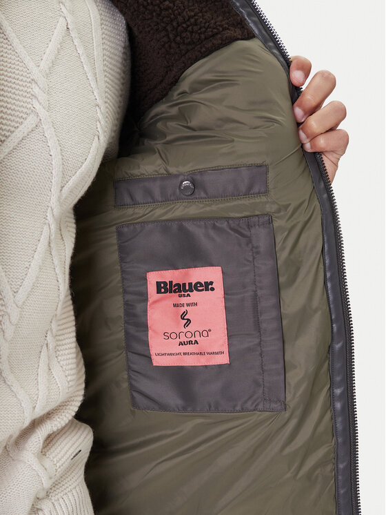 Blauer Blauer Zimska jakna ORGAN 25WBLUC02028 Zelena Regular Fit