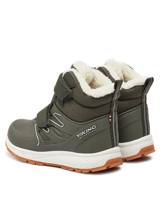 Viking Viking Čizme za snijeg Equip Defence Warm Wp 2V 3-94400-2437 Kaki