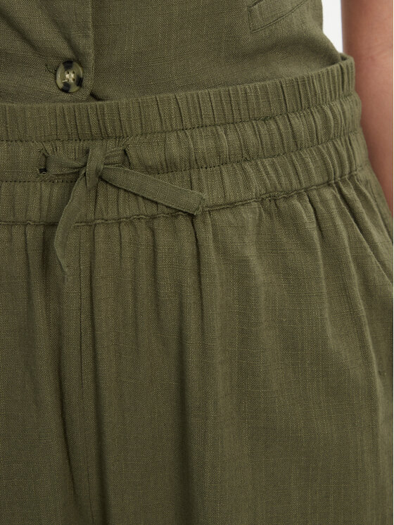 Vero Moda Vero Moda Pantaloni din material Caia 10333796 Verde Wide Leg