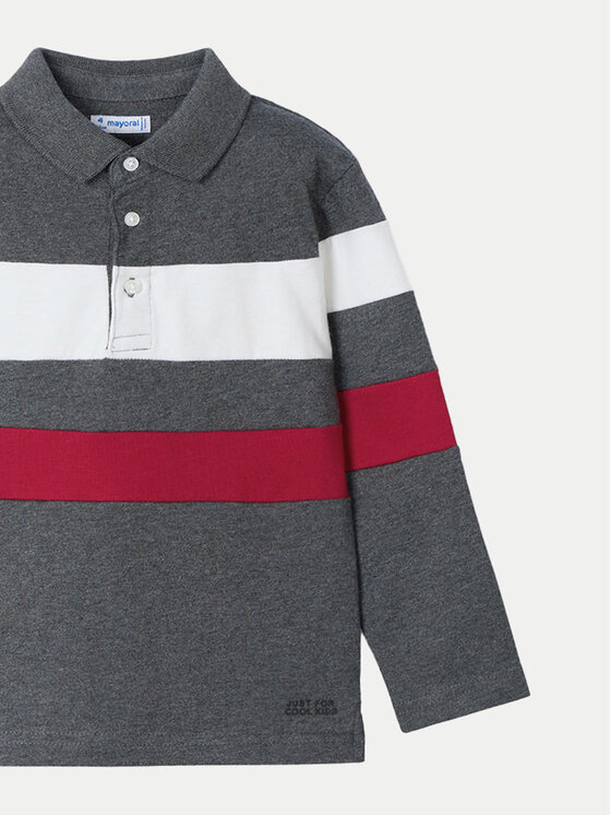 Mayoral Mayoral Polo marškinėliai 4103 Pilka Regular Fit