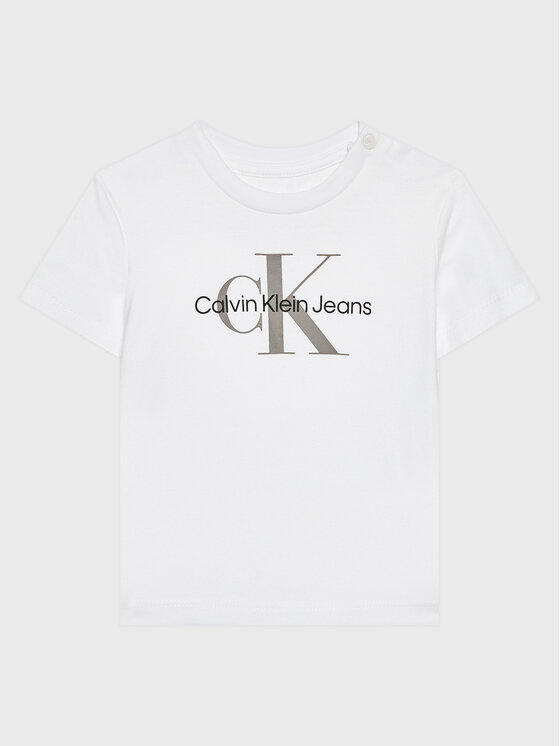 Calvin Klein Jeans Calvin Klein Jeans T-shirt Monogram IN0IN00001 Bianco Regular Fit