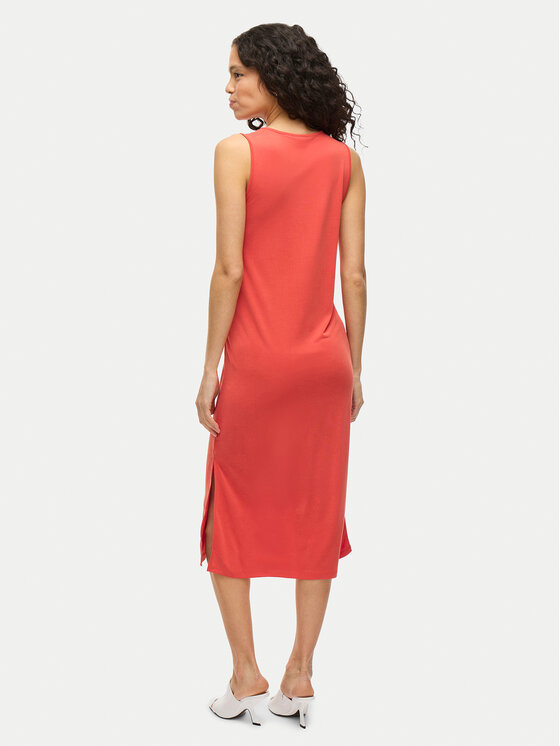 Vila Vila Sommerkleid Modala 14101675 Rot Regular Fit