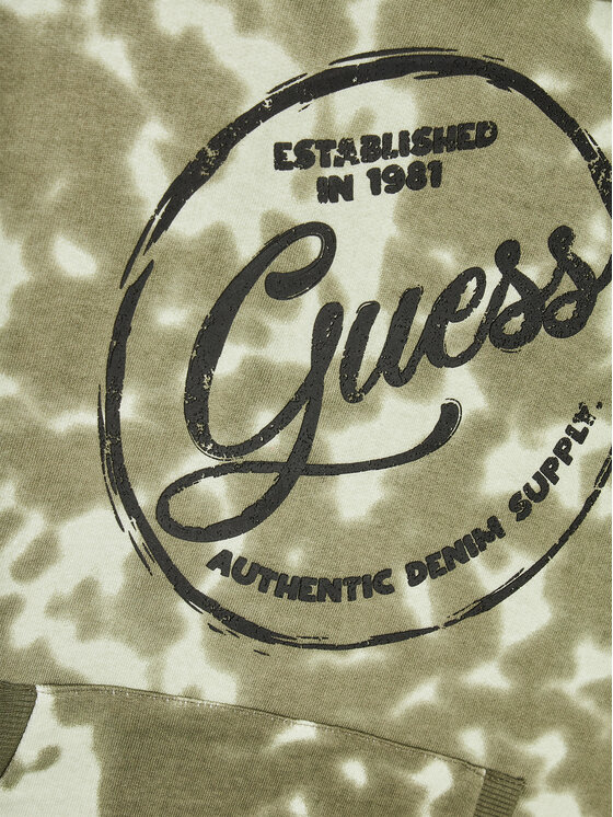 Guess Guess Μπλούζα L3BQ06 KAD73 Πράσινο Regular Fit