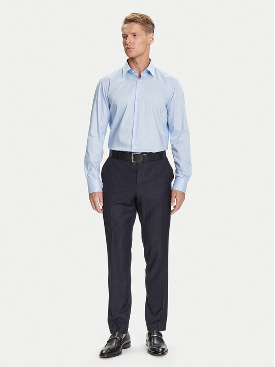 BOSS BOSS Koszula H-Joe 50545145 Błękitny Regular Fit