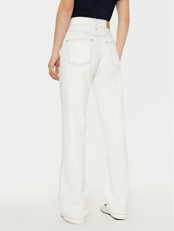 Tommy Hilfiger Tommy Hilfiger Džínsy WW0WW43718 Écru Relaxed Fit