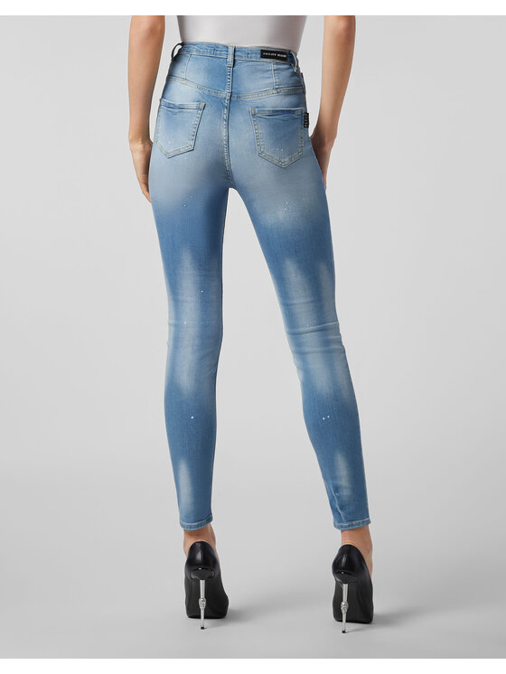 PHILIPP PLEIN PHILIPP PLEIN Jeansy 30218 Niebieski Slim Fit
