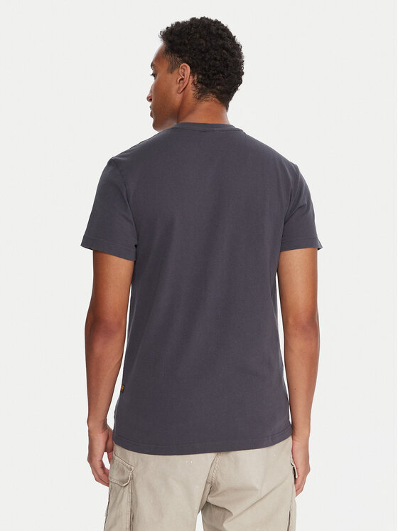 G-Star Raw G-Star Raw Marškinėliai Spray Logo D26833-D101 Tamsiai mėlyna Regular Fit