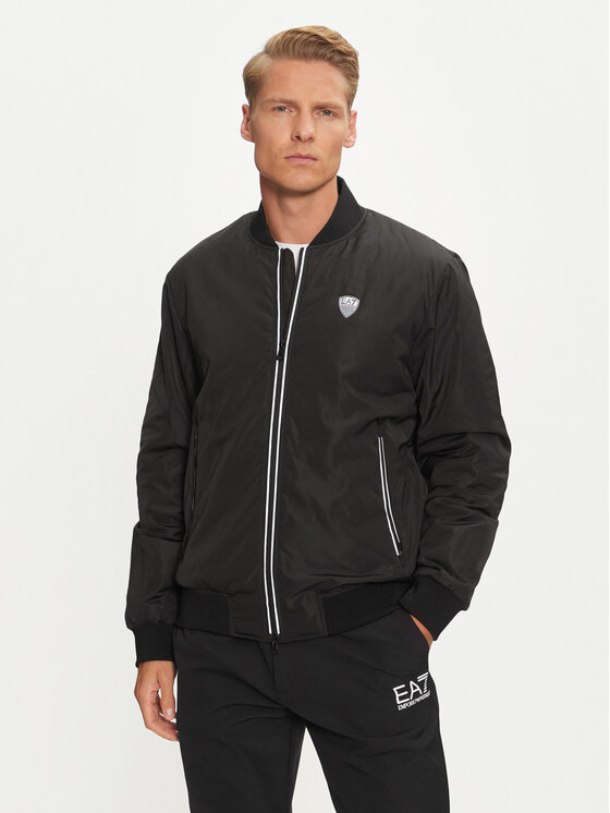 EA7 Emporio Armani Bomber dzseki 8NPB12 PN7LZ 1200 Fekete Regular Fit