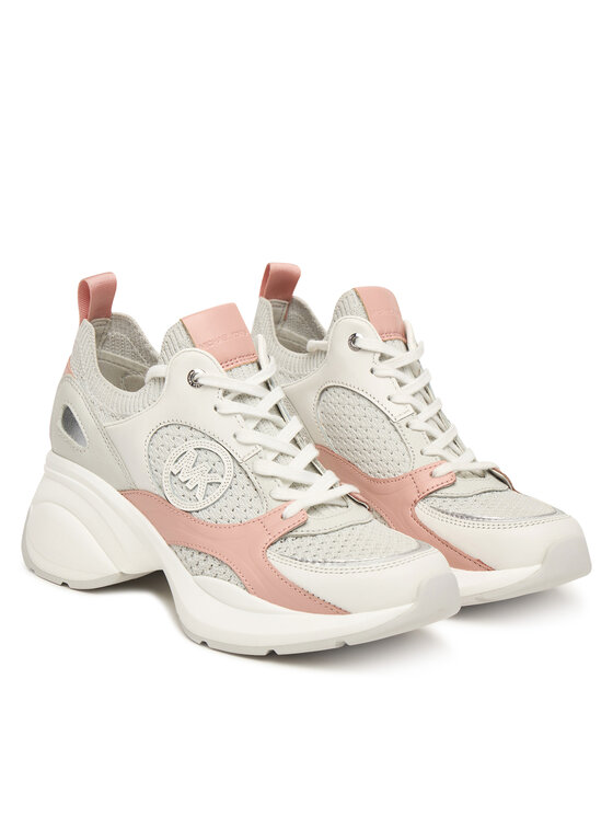 MICHAEL Michael Kors MICHAEL Michael Kors Sportcipők Zuma Knit Trainer 43S6ZUFS1D Rózsaszín