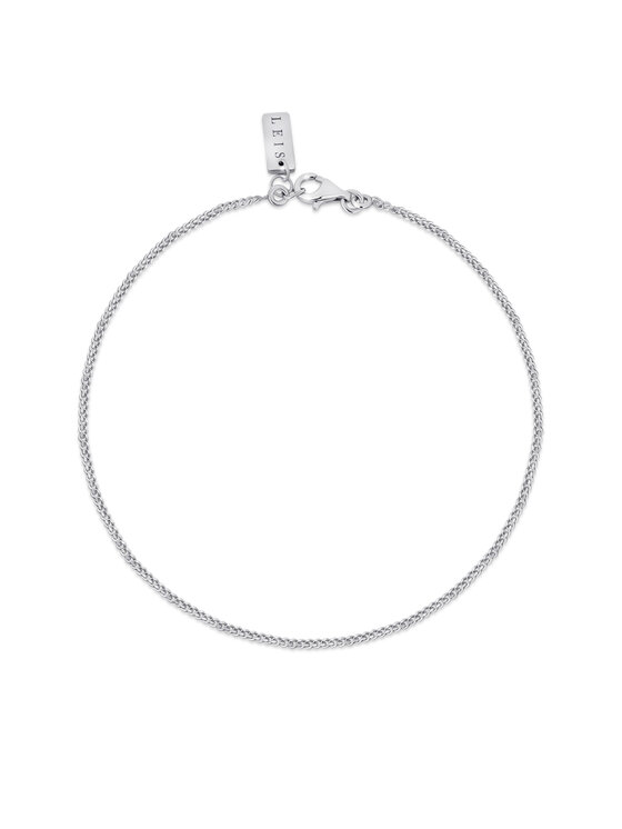 Leis Leis Bracciale Minimal Placcatura in argento rodiato