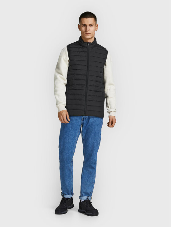 Jack&Jones Jack&Jones Prsluk Recycle 12211132 Crna Regular Fit