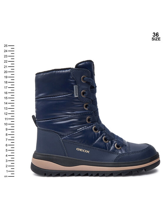 Geox Geox Zimske čizme J Adelhide Girl B Ab J16EWA 0LVBC C4002 S Tamnoplava