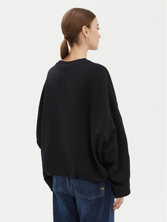 PINKO PINKO Felpa Macedonia 104281 Nero Regular Fit