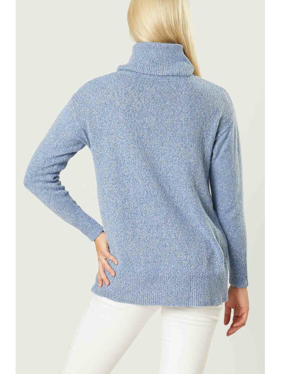 QUIOSQUE QUIOSQUE Sweter QUIOSQUE 6NB005831 Niebieski Regular Fit