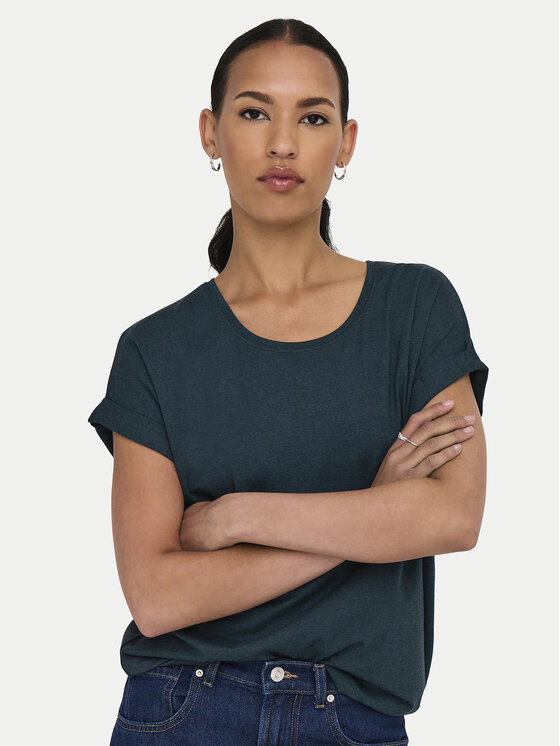 ONLY ONLY T-Shirt Moster 15106662 Πράσινο Regular Fit