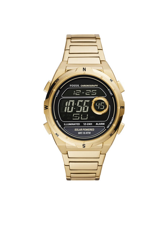 Fossil Everett Solar Digital watch FS5862 Uhr #ice