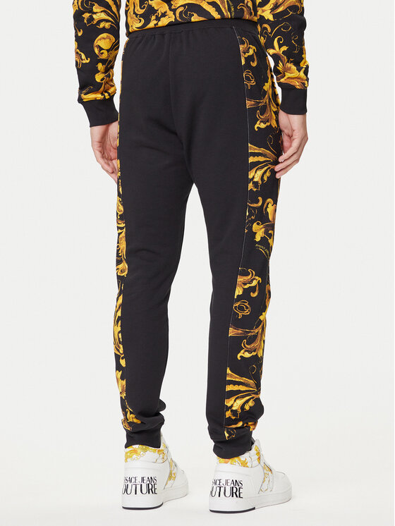 Versace Jeans Couture Versace Jeans Couture Долнище анцуг 79GAA3C0 FS201 Черен Regular Fit