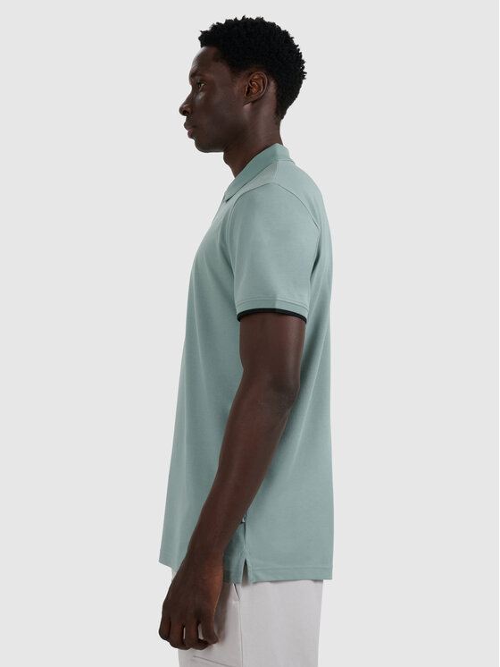 4F 4F Polo MIDSHOP TEXTILE Khaki Regular Fit