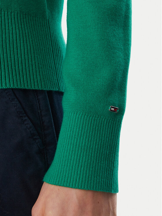 Tommy Hilfiger Tommy Hilfiger Džemper WW0WW52298 Zelena Regular Fit