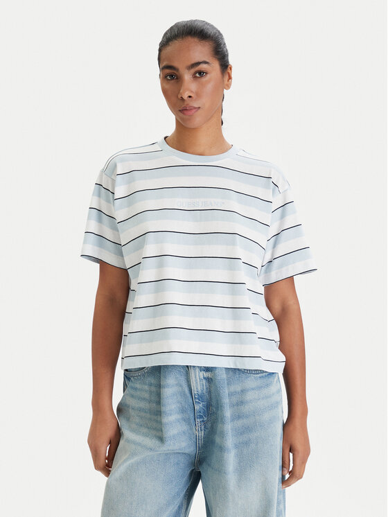 Guess Jeans Guess Jeans T-Shirt W6RI19 K8HM0 Kolorowy Regular Fit