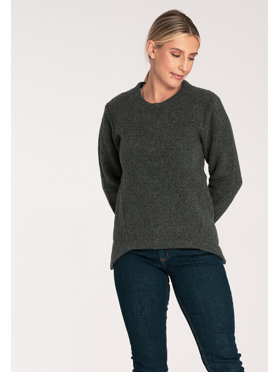 FIGL FIGL Svetr M1044 Černá Classic Fit